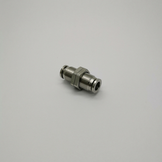 MPMS 316 stainless steel push fit fit bulkhead connector