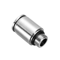 MPOC-G G thread with o-ring metal round straight fittings