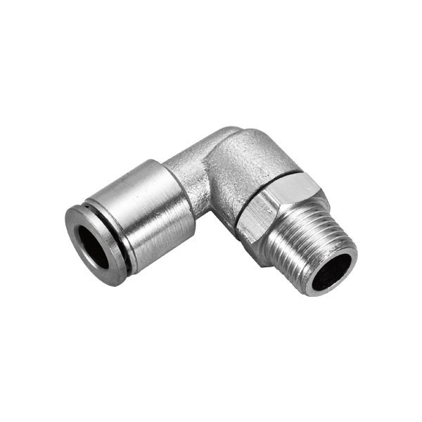 MPL mobali coude pivotant nickel plaqué cuivre push-in raccords