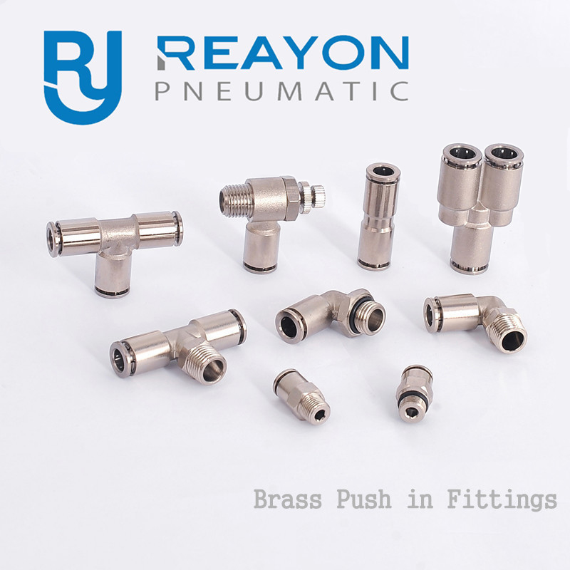 Brass push in fittings