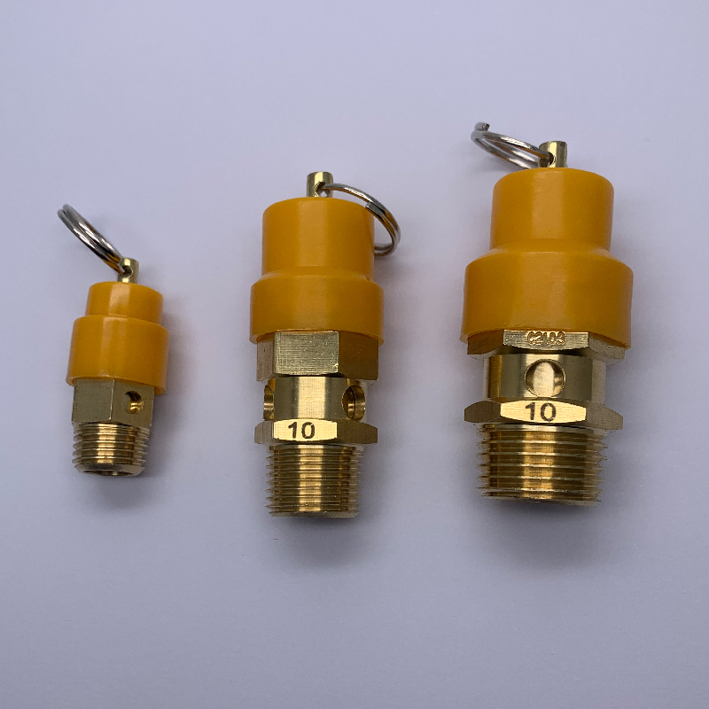 brass gas safety valve para sa air compressor exhaust valve pressure relief valves