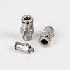 Ang MPC nickel plated brass push in aron makonektar ang usa ka touch brass pneumatic fittings